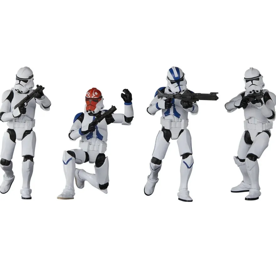 Star Wars The Vintage Collection Phase II Clone Trooper 3 3/4-Inch Actionfigur 4-Pack