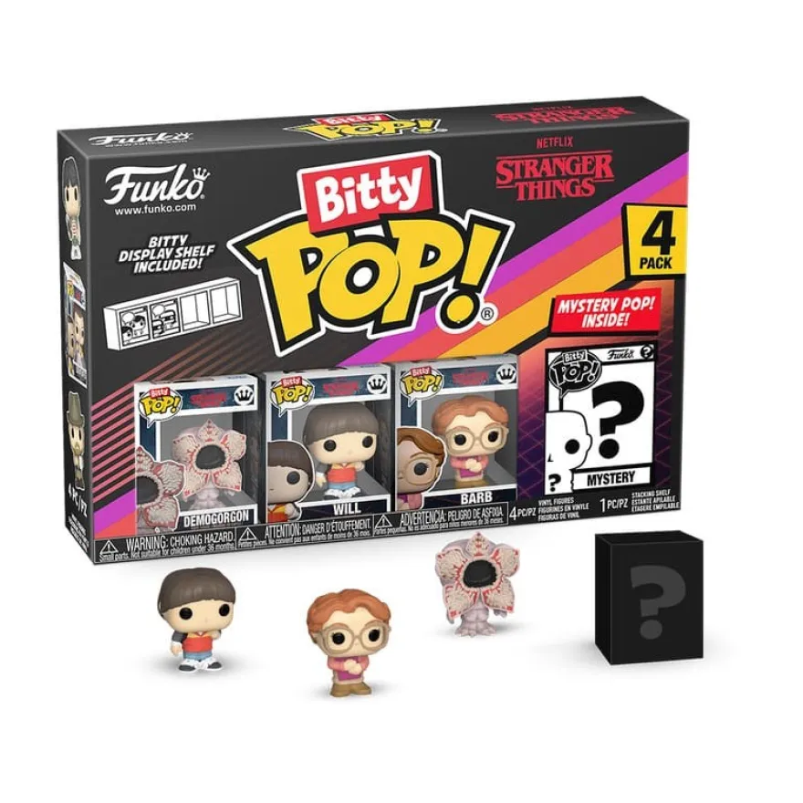 Stranger Things Bitty POP! Vinyl Figuren 4er-Pack Demogorgon 2,5 cm