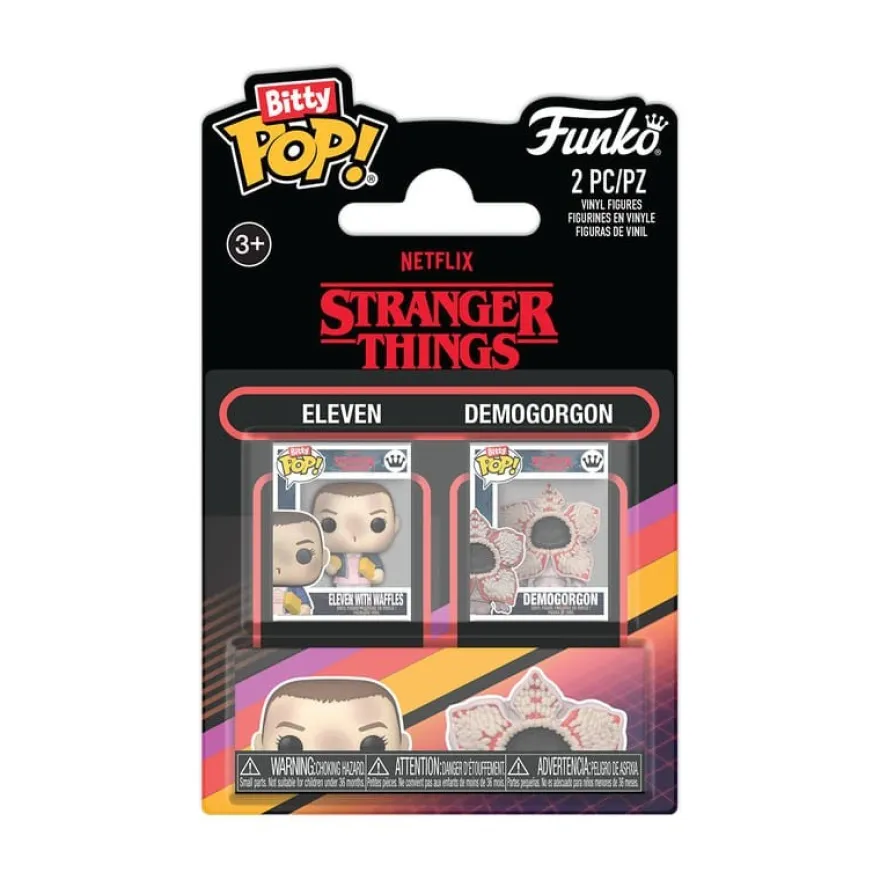 Stranger Things Bitty POP! Vinyl Figuren 2er-Pack Eleven & Demogorgon 2,5 cm
