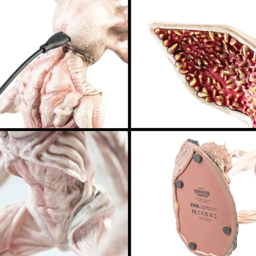 Stranger Things Lampe mit USB-C Demogorgon