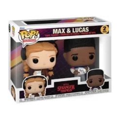 Stranger Things POP! Animation Vinyl Figuren 2er-Pack Max & Lucas 9 cm