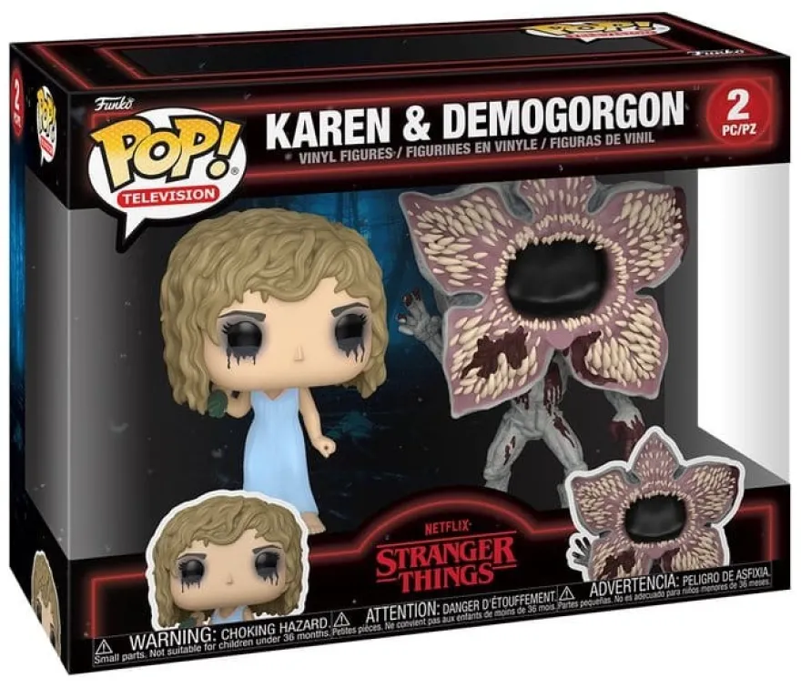 Stranger Things POP! Vinyl Figuren 2er-Pack Karen & Demogorgon 2 cm