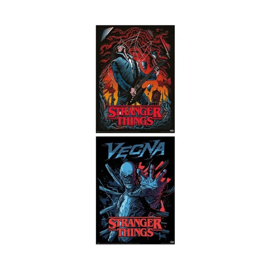 Stranger Things Poster 2er-Set 38 x 52 cm