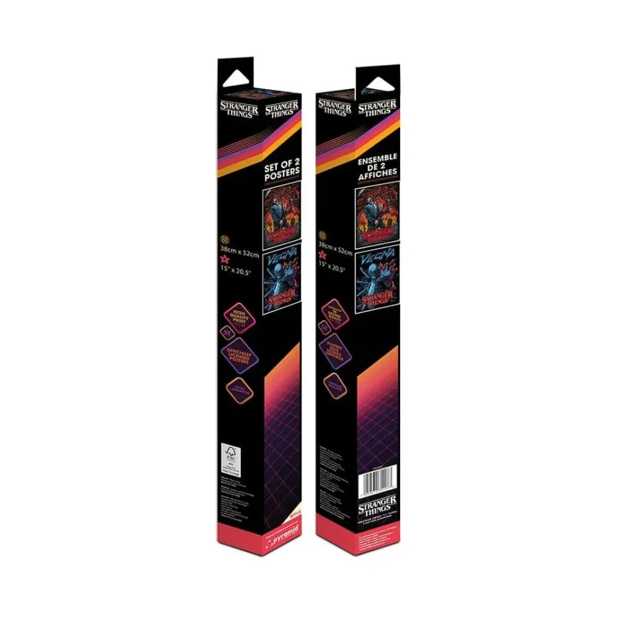 Stranger Things Poster 2er-Set 38 x 52 cm