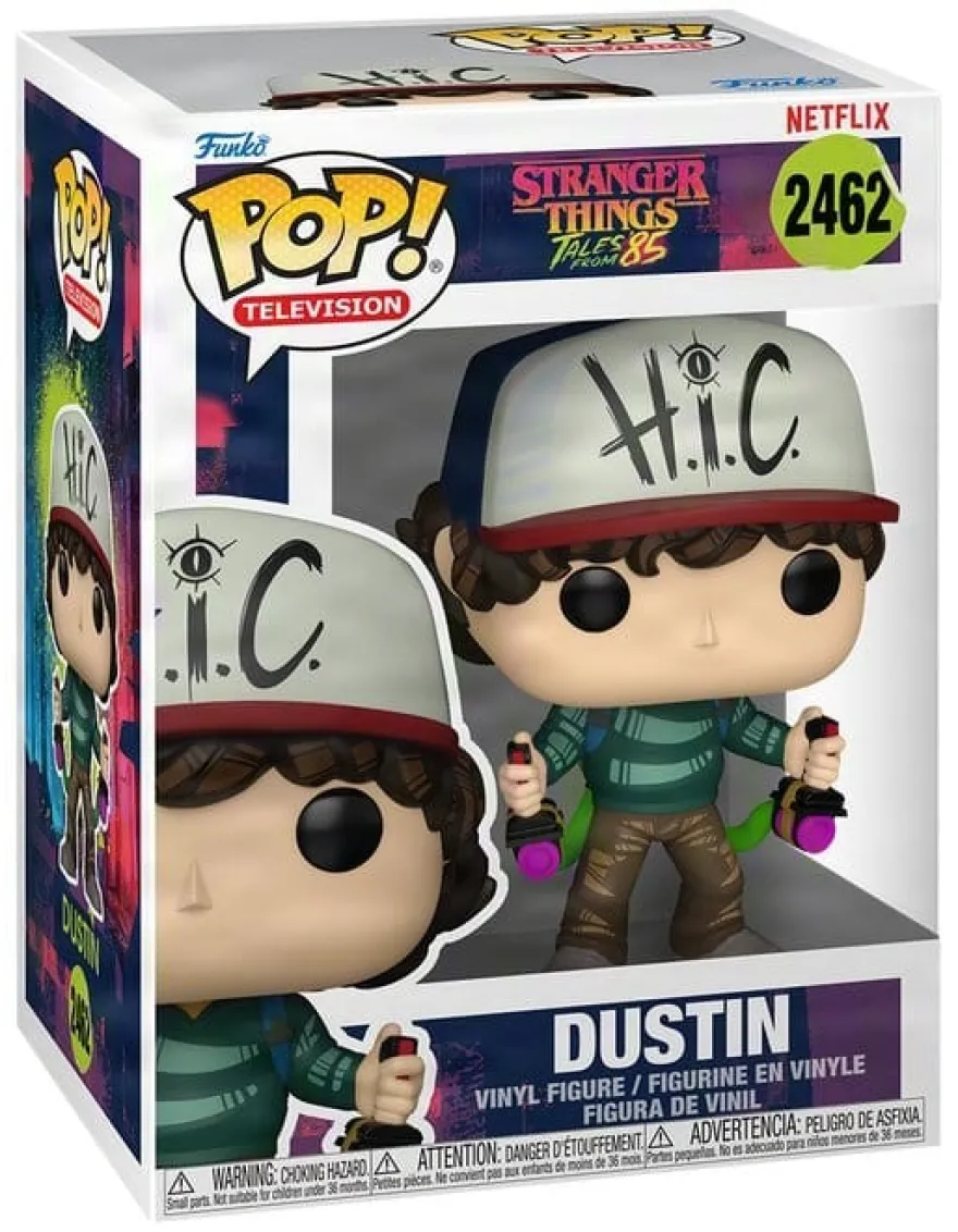 Stranger Things: Tales from '85 POP! Animation Vinyl Figur Dustin 9 cm