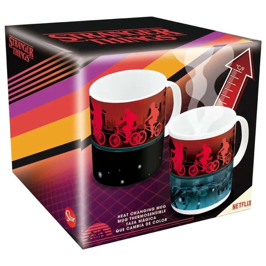 Stranger Things Tasse mit Thermoeffekt Upside Down 325 ml