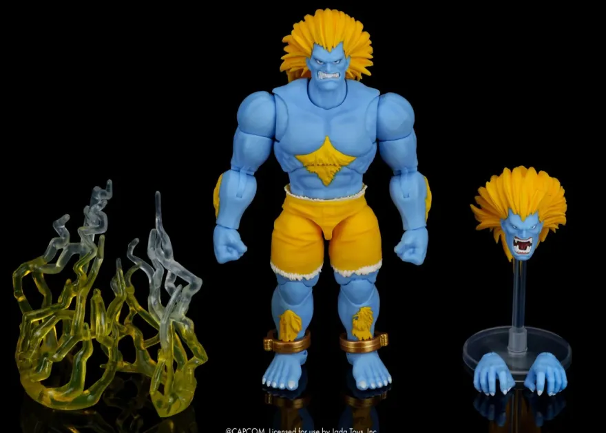 Street Fighter 2 Blanka Player 2 Actionfigur 1:12 Exclusive