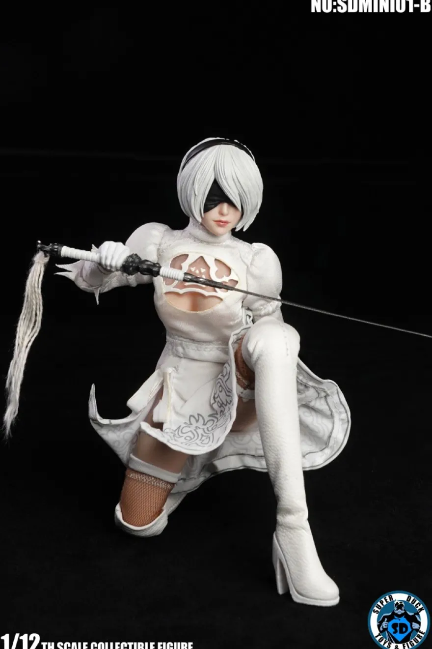 SUPER DUCK 1/12 Sexy Robot Kopf & Kostüm (White)