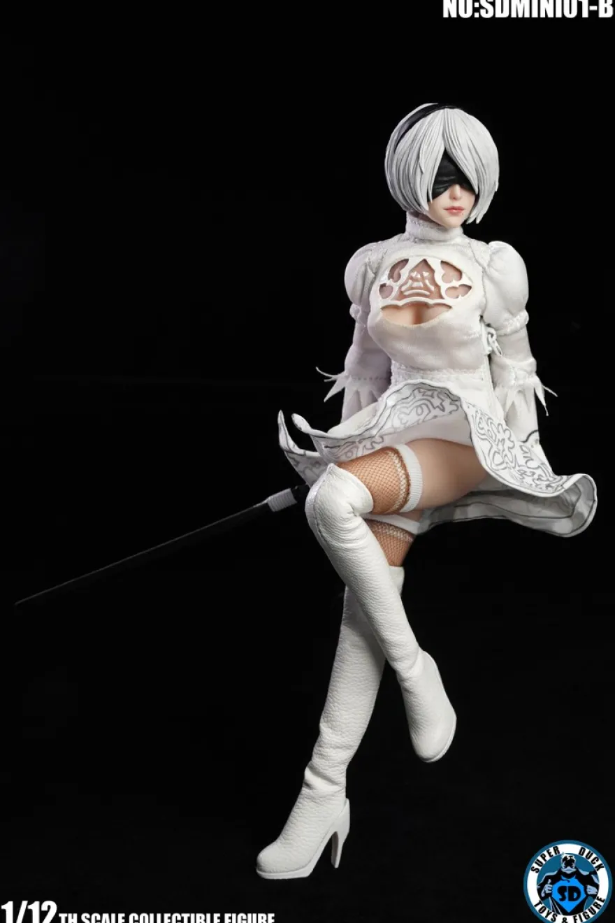 SUPER DUCK 1/12 Sexy Robot Kopf & Kostüm (White)