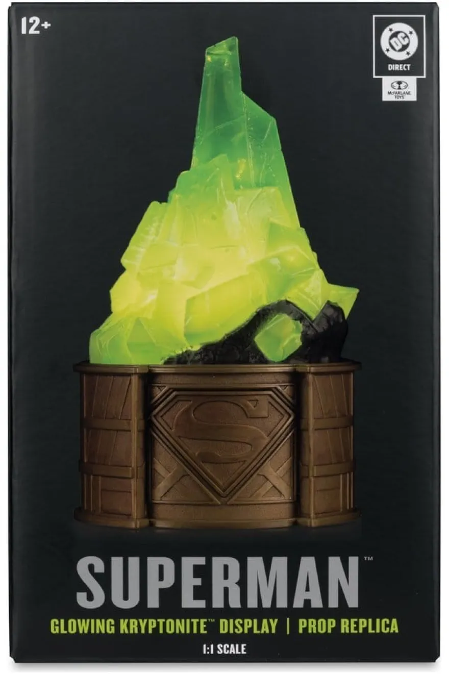 Superman DC Direct Replik 1/1 Kryptonite Display (Gold Label) 18 cm