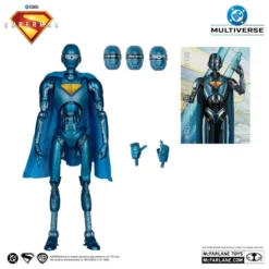 Superman (2025) DC Multiverse Deluxe Actionfigur Superman Robot (Red Platinum Edition) 18 cm