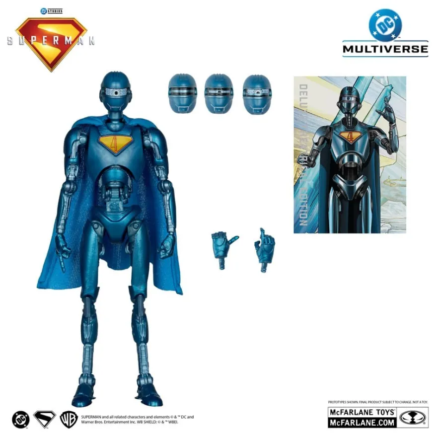 Superman (2025) DC Multiverse Deluxe Actionfigur Superman Robot (Red Platinum Edition) 18 cm