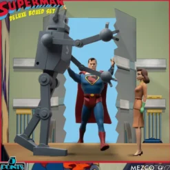 Superman The Mechanical Monsters (1941) '5 Points' Actionfiguren Deluxe Box-Set