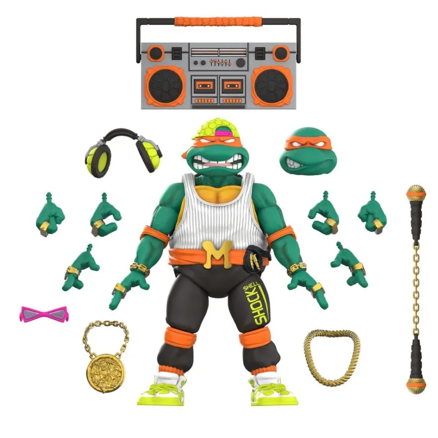 Teenage Mutant Ninja Turtles Ultimates Actionfigur Rappin' Mike 18 cm