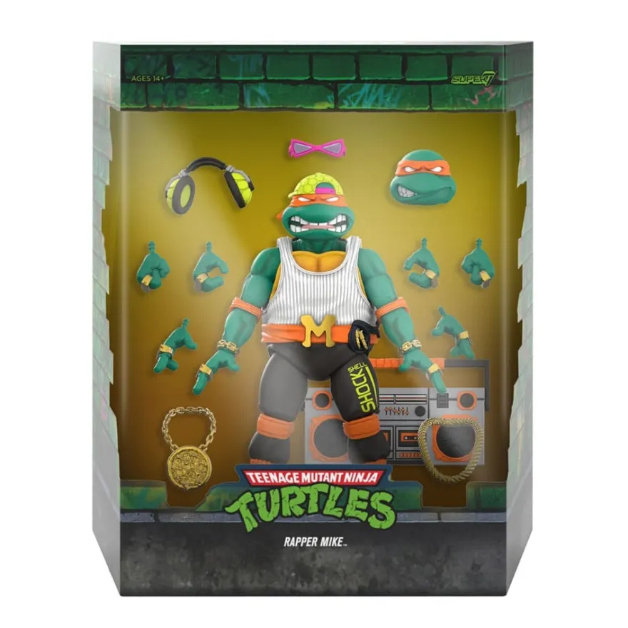 Teenage Mutant Ninja Turtles Ultimates Actionfigur Rappin' Mike 18 cm