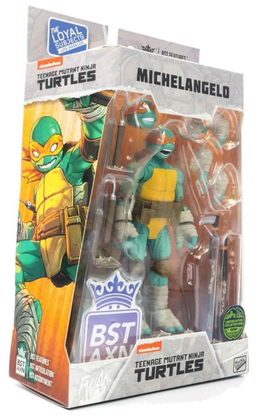 Teenage Mutant Ninja Turtles BST AXN Action Figure Michelangelo (IDW Comics) 13 cm