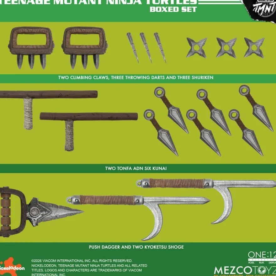 Teenage Mutant Ninja Turtles One:12 Collective Actionfiguren 1/12 Boxed Set 17 cm