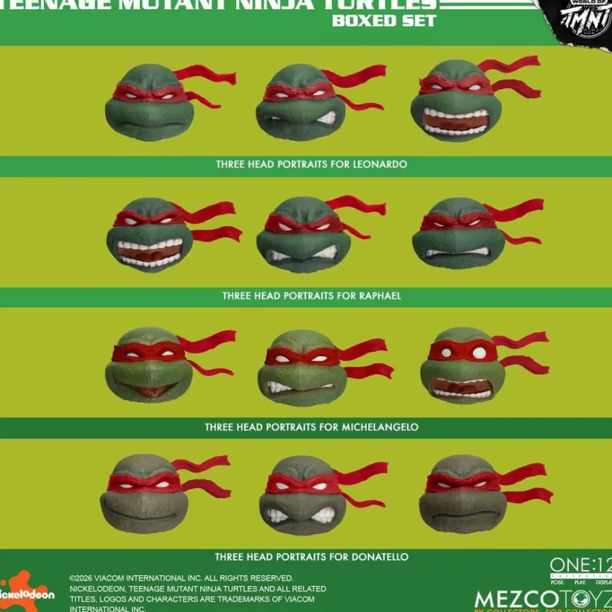 Teenage Mutant Ninja Turtles One:12 Collective Actionfiguren 1/12 Boxed Set 17 cm