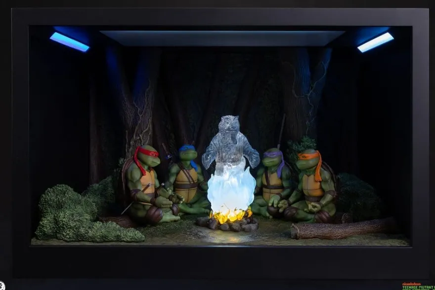 Teenage Mutant Ninja Turtles (Movie Moments) Mini Scale Diorama Splinter's Spirit 36 cm