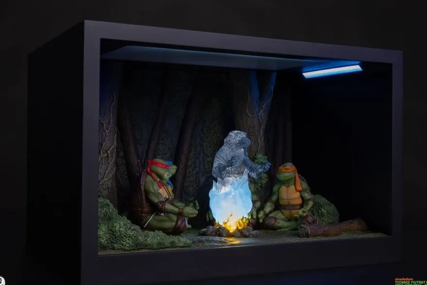 Teenage Mutant Ninja Turtles (Movie Moments) Mini Scale Diorama Splinter's Spirit 36 cm