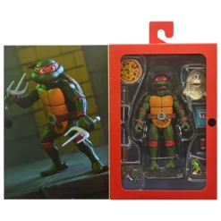 Teenage Mutant Ninja Turtles (Cartoon) Actionfigur Ultimate Raphael Pizza Club VHS 18 cm