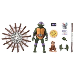 Teenage Mutant Ninja Turtles (Cartoon) Actionfigur Ultimate Donatello Pizza Club VHS 18 cm