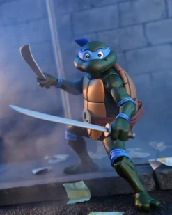Teenage Mutant Ninja Turtles (Cartoon) Actionfigur Ultimate Leonardo Pizza Club VHS 18 cm