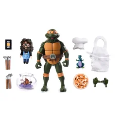 Teenage Mutant Ninja Turtles (Cartoon) Actionfigur Ultimate Michelangelo Pizza Club VHS 18 cm