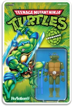 Teenage Mutant Ninja Turtles ReAction+ Actionfigur Wave 02 Leonardo