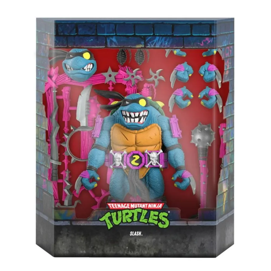 Teenage Mutant Ninja Turtles Ultimates Actionfigur Slash