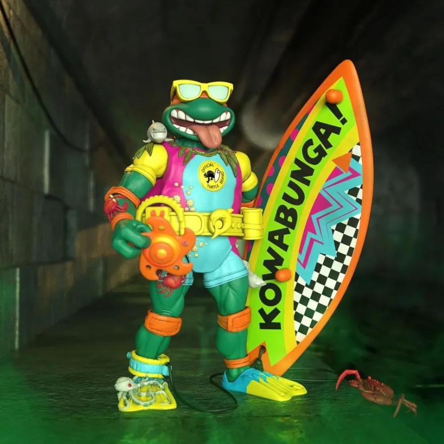 Teenage Mutant Ninja Turtles Ultimates Actionfigur Sewer Surfer Mike