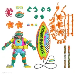 Teenage Mutant Ninja Turtles Ultimates Actionfigur Sewer Surfer Mike