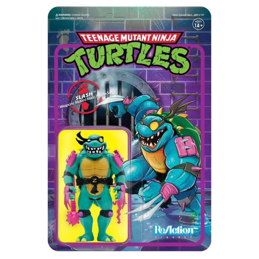 Teenage Mutant Ninja Turtles ReAction Actionfigur Slash