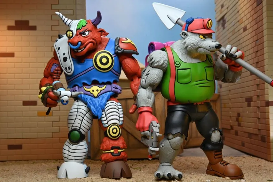 Teenage Mutant Ninja Turtles Actionfiguren Cartoon Dirtbag & Groundchuck (2-Pack)
