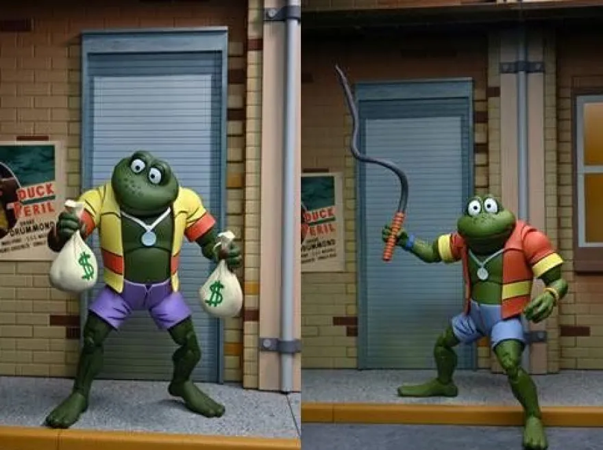 Teenage Mutant Ninja Turtles Actionfiguren Cartoon Napoleon & Atilla Frog (2-Pack)