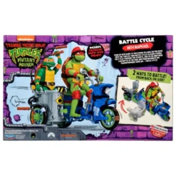Teenage Mutant Ninja Turtles: Mutant Mayhem Turtle Cycle mit Beiwagen und Raphael