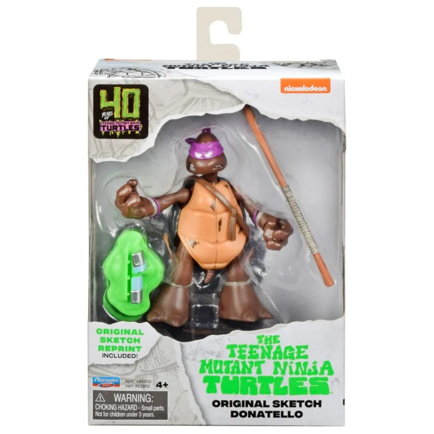 Teenage Mutant Ninja Turtles Actionfiguren 40th Anniversary 10 cm Sortiment (4)