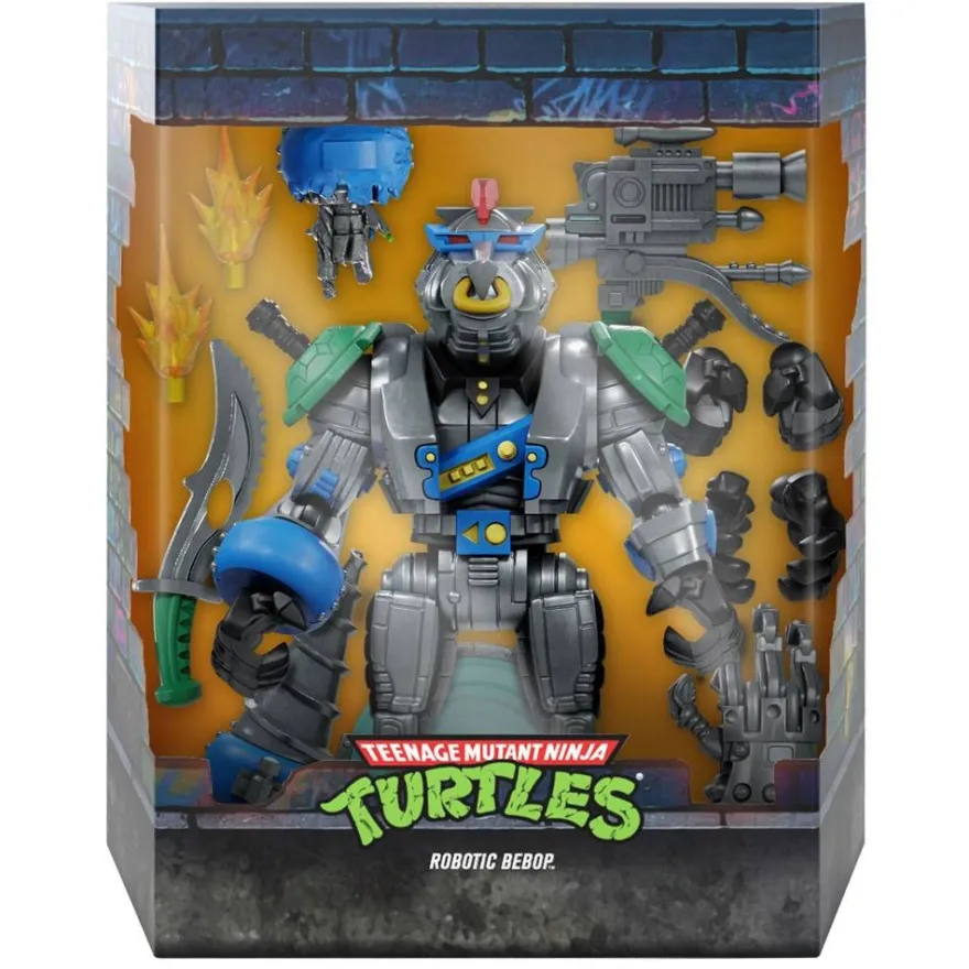 Teenage Mutant Ninja Turtles Ultimates Actionfigur Robotic Bebop