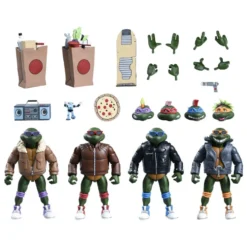 Teenage Mutant Ninja Turtles (Cartoon) Actionfiguren 4er-Pack Punk Turtles 18 cm