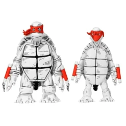 Teenage Mutant Ninja Turtles (Mirage Comics) Actionfiguren 2er-Pack Black and White First Turtles 18
