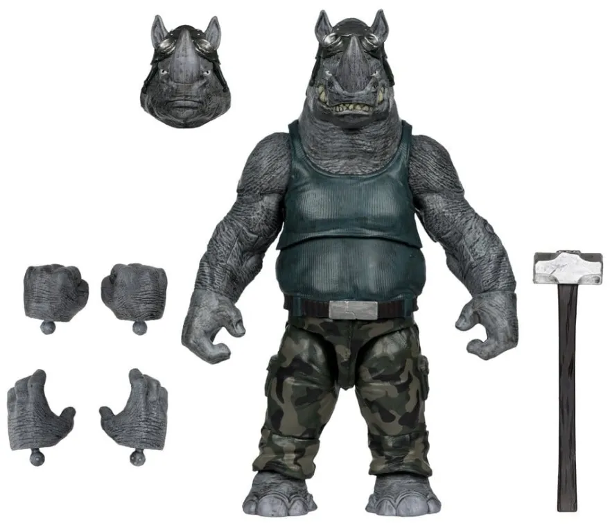 Teenage Mutant Ninja Turtles Page Punchers Actionfigur Rocksteady 17 cm
