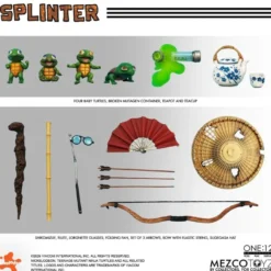 Teenage Mutant Ninja Turtles One:12 Collective Actionfigur 1/12 Splinter 17 cm