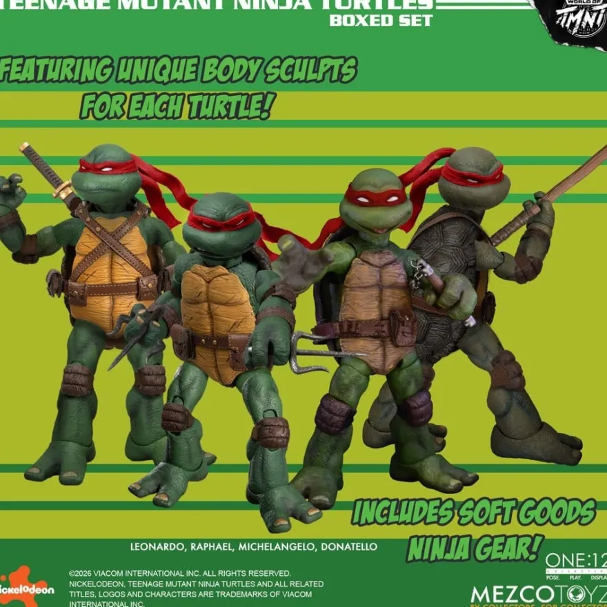 Teenage Mutant Ninja Turtles One:12 Collective Actionfiguren 1/12 Boxed Set 17 cm
