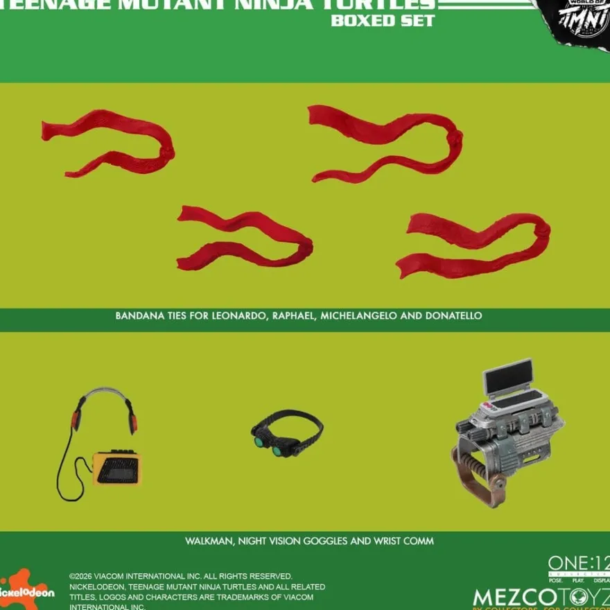 Teenage Mutant Ninja Turtles One:12 Collective Actionfiguren 1/12 Boxed Set 17 cm