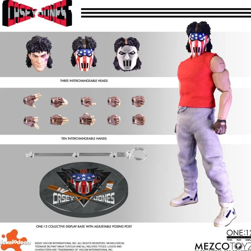 Teenage Mutant Ninja Turtles Actionfigur 1/12 Casey Jones 17 cm