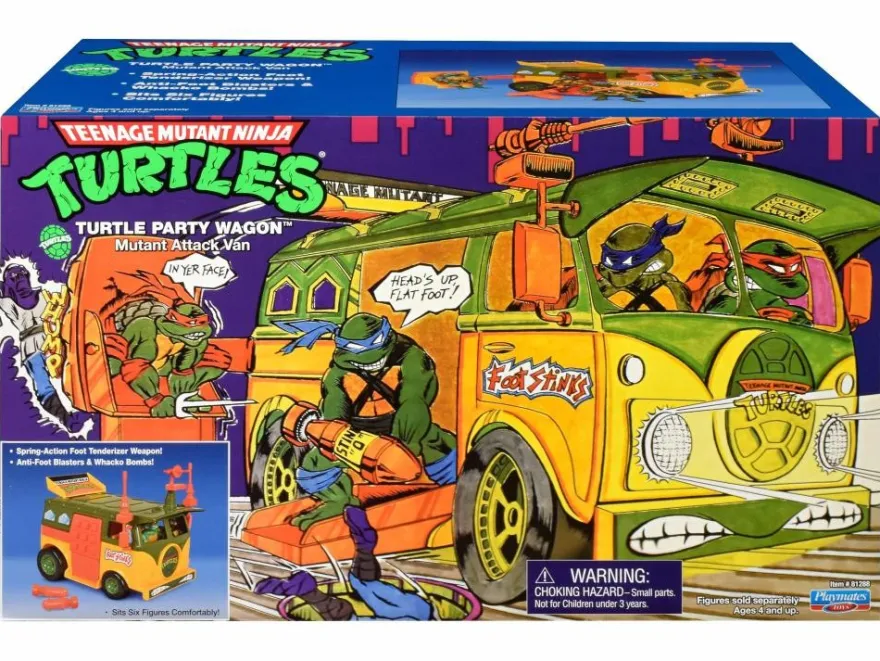 Teenage Mutant Ninja Turtles Classic Fahrzeug Original Party Wagon