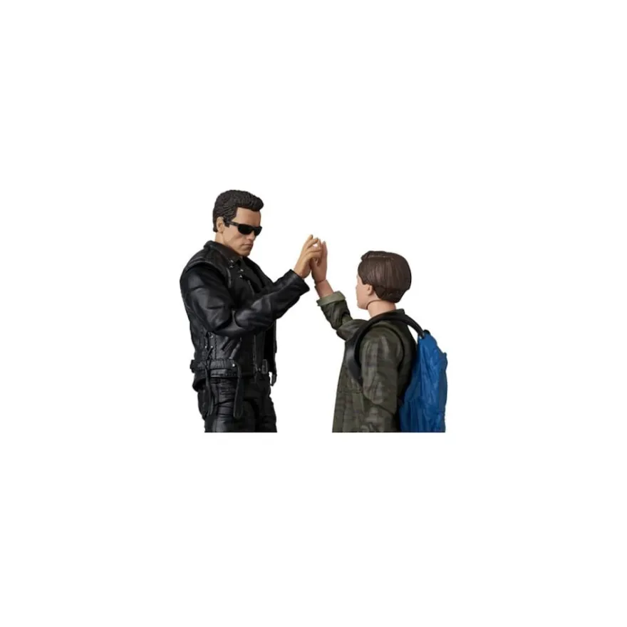 Terminator 2 MAFEX Actionfigur T-800 (T2 Ver.) & John Connor 16 cm