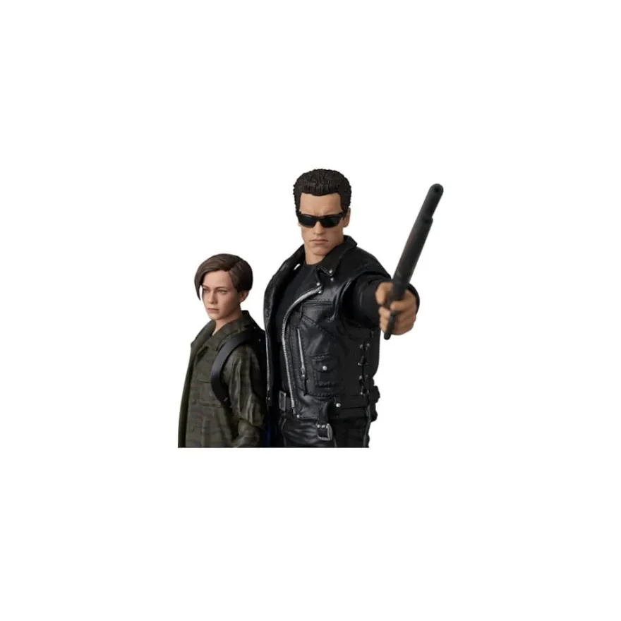Terminator 2 MAFEX Actionfigur T-800 (T2 Ver.) & John Connor 16 cm