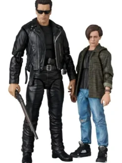 Terminator 2 MAFEX Actionfigur T-800 (T2 Ver.) & John Connor 16 cm