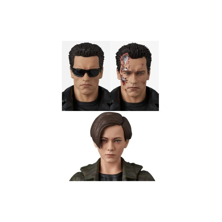 Terminator 2 MAFEX Actionfigur T-800 (T2 Ver.) & John Connor 16 cm